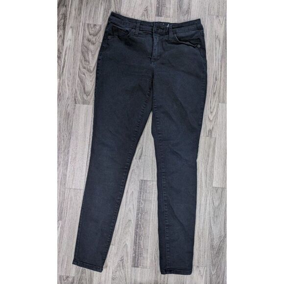 Universal Thread Womens Size 2 / 26 Short High Rise Skinny Black Denim Jeans - Picture 1 of 11